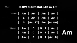 Slow Friend Ballad Backing Track in Am