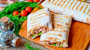 ШАУРМА С КУРИЦЕЙ В ДОМАШНИХ УСЛОВИЯХ самый вкусный рецепт😋👍