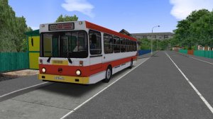 OMSI 2. Русская Глубинка, маршрут 122. ЛиАЗ-52565.