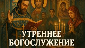 Утреннее БОГОСЛУЖЕНИЕ