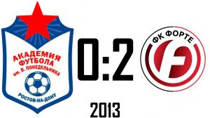 Академия 0:2 Форте 2013