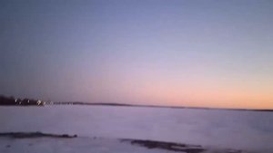 Ледяной Выборгский залив. Закат. Февраль 2023.