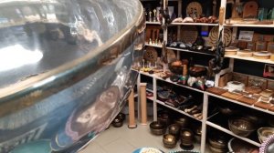 Кованая поющая чаша Buddha Moon Silver ( 24 см, нота: Ми, 164 Гц ) / Singing Bowl / shamanic.moscow