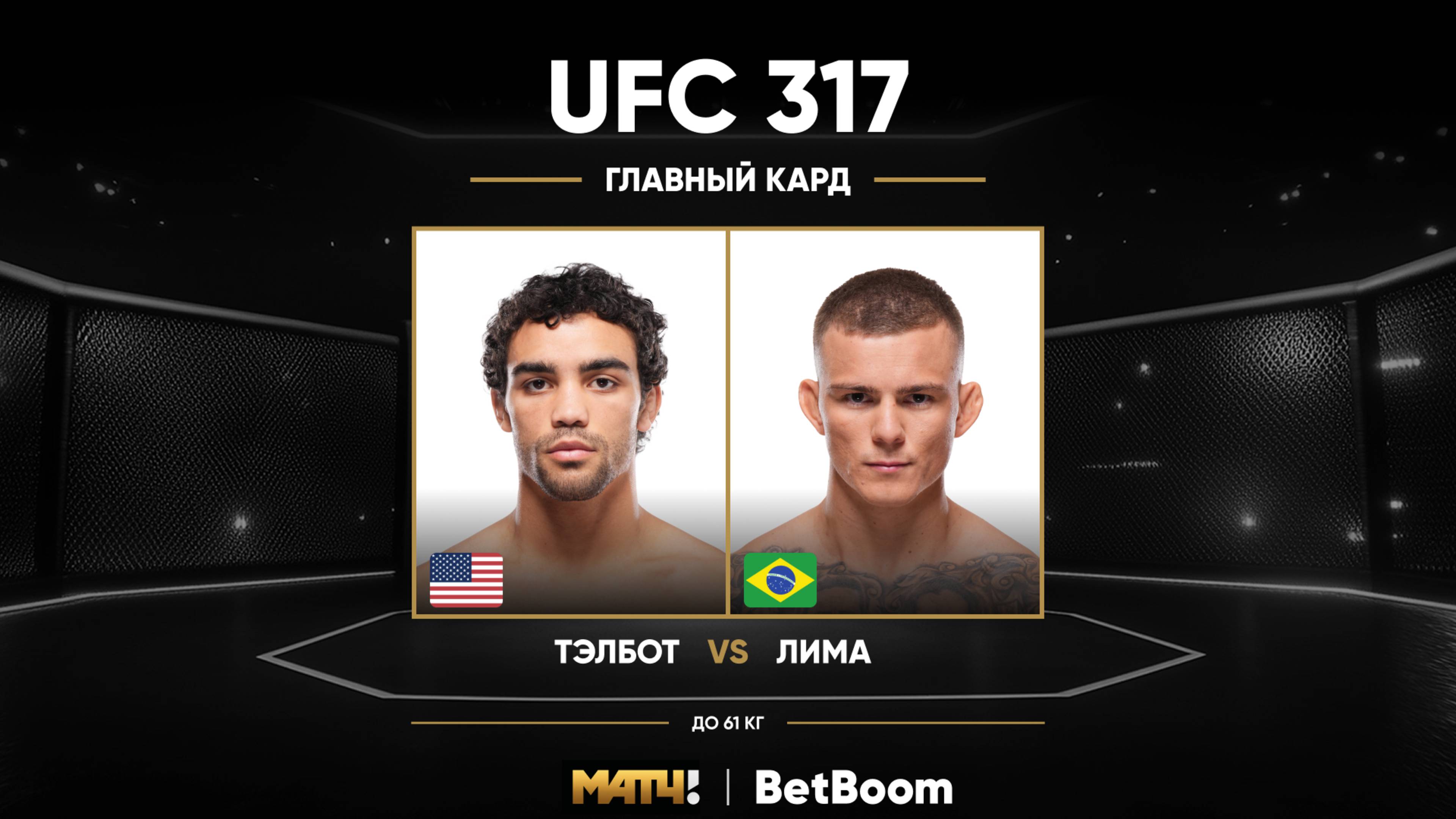 Пэйтон Тэлботт против Фелипе Лимы (видео). UFC 317
