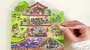 🌳 ВОЛШЕБНЫЙ ЛЕС ДЛЯ ЗАЙЧИКОВ 🐰✨ ASMR Наклейки Без Слов