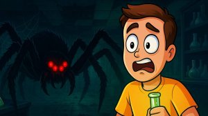 🕷️ГИГАНТСКИЙ ПАУК ЗАХВАТИЛ ЛАБОРАТОРИЮ! Я ЗАСТРЯЛ ВНУТРИ! 😱🧪