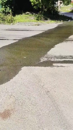 Две реки из гнилых труб стекаются в одну в Старом Осколе