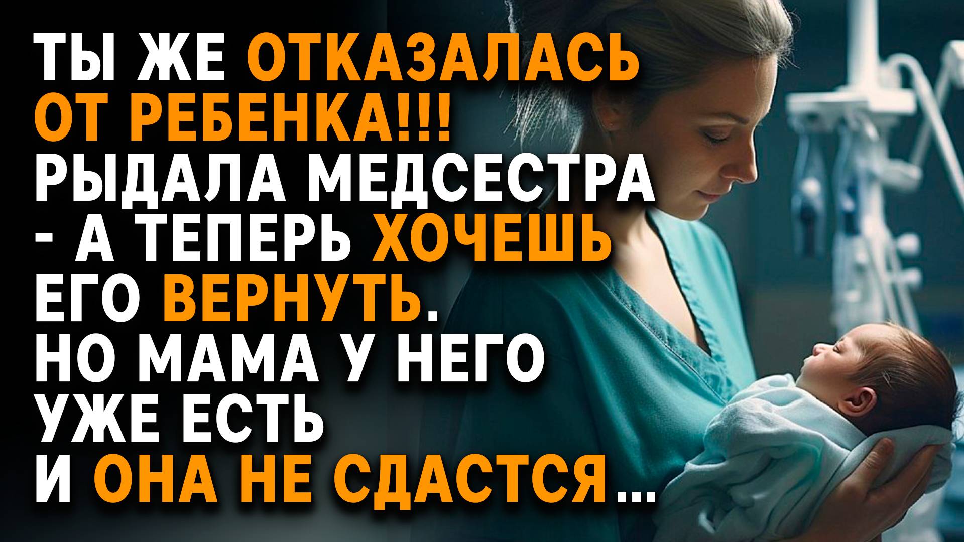 Я не отдам его!» — медсестра усыновила брошенного младенца, но биомать вернулась…