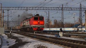 Тепловоз 2ТЭ10М-3260. Отправление.