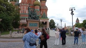 Красная площадь Москва. Собор Покрова Пресвятой Богородицы на рву, Лобное место у Спасская башни