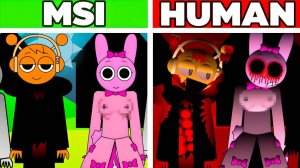 INCREDIBOX SPRUNKI 👤🎵 | MSI BUT HUMAN (NEW MOD!) | ОЧЕЛОВЕЧИВАНИЕ НАЧИНАЕТСЯ! 🤖💃