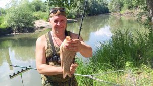 Карась на донки. Летняя рыбалка.