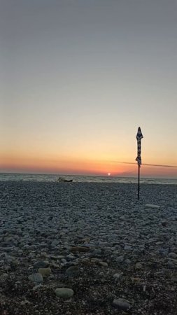 Абхазия закат на море