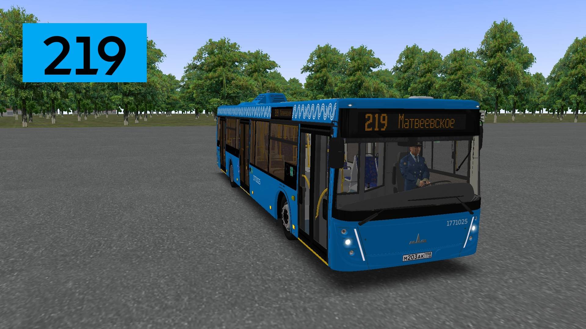 OMSI 2: Автобус №219 Матвеевское - Метро Юго-Западная смотреть онлайн