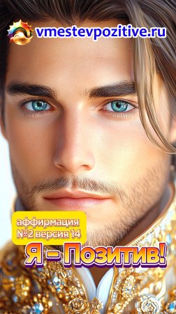 Affirmation. Male. №2. Я -позитив! (v14)