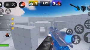 Играю в Roblox Rivals с рутубером