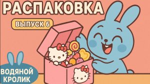 Распаковка коробочки (box) Hello Kitty. Игрушка и сладости внутри. Выпуск № 6