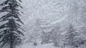 Звуки сильной метели и завывающего ветра убаюкивают. Атмосфера снежной бури. Воющий ветер