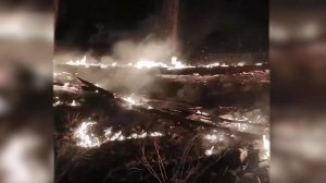 Природный пожар в Забайкалье угрожает жилым домам