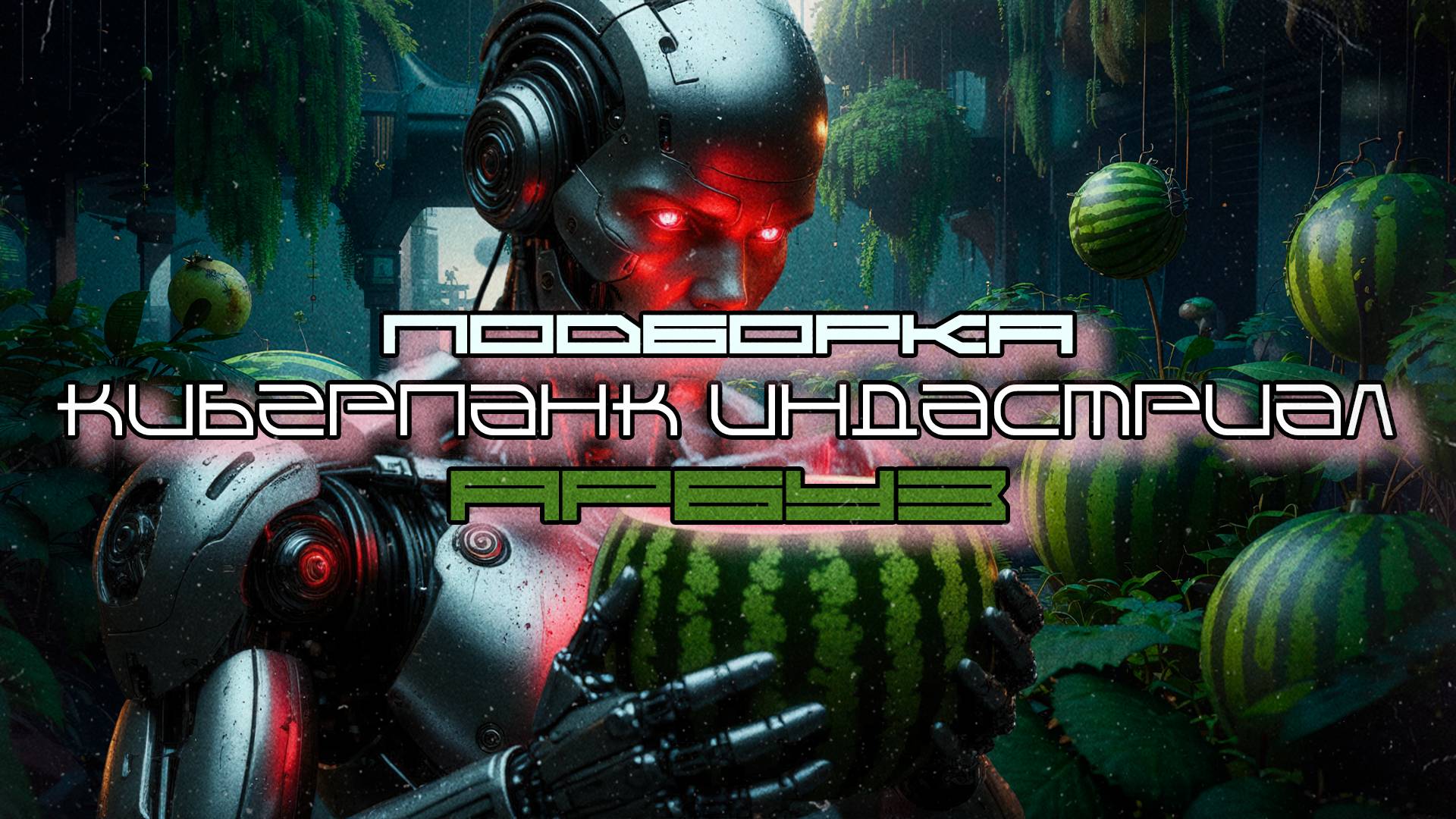 1 Час Cyberpunk Подборка - Арбуз (Watermelon), Darksynth, EBM, Industrial, Киберпанк, Мрачное Техно,