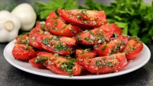 Такие ВКУСНЫЕ ПОМИДОРЫ еще не ели! Помидоры по-корейски. Закуска из помидоров