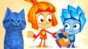 ВЫПОЛНЯЕМ ЗАДАНИЯ ФИКСИКИ С КОТЕНКОМ АЛЬБО  🐱 ДЕТСКАЯ РАЗВИВАЮЩАЯ ИГРА #48
