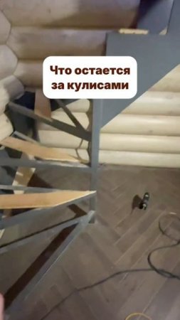 Забежная лестница с подсветкой