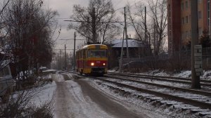 Трамваи Tatra T3SU-1129 и Tatra T6B5SU-1015