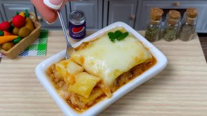 Мини Лазанья На Крошечной Кухне | Мясная Мини Лазанья  | Мини Кухня