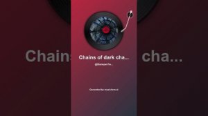 Chains of dark chaos