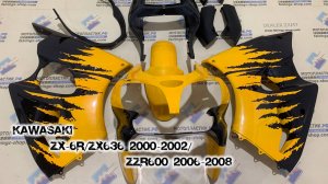 Kawasaki ZX-6R/ZX636 2000-2002/ZZR600 2006-2008 ||| мотопластик.рф