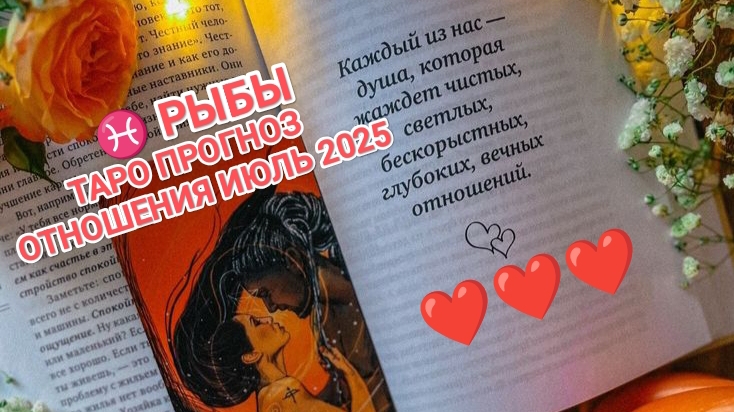 ♓ РЫБЫ ❤️ ТАРО ПРОГНОЗ ОТНОШЕНИЯ ИЮЛЬ 2025❤️