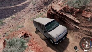 Большой тест автомобилей на грунтовой горке, кто заедет? Видео из Beam NG Drive часть 4