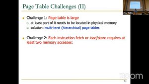 Lecture 26: Virtual Memory (Spring 2022)