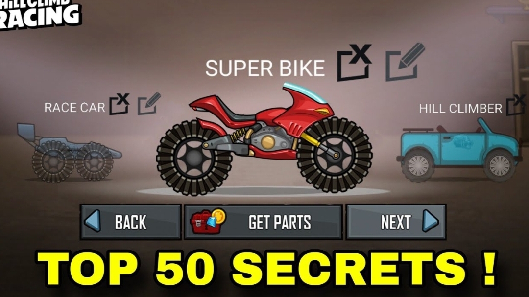 Top 50 Mysterious Secrets in Hill Climb Racing !
