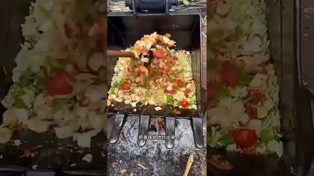 Китайская готовка в экскаваторе