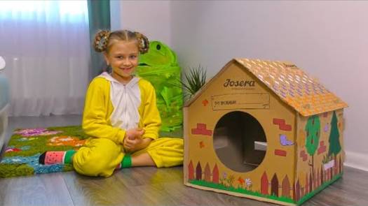 Чем заняться на карантине  Домик для кошки и Машина Сахарной ваты _ Tiki Taki Kids смотреть онлайн