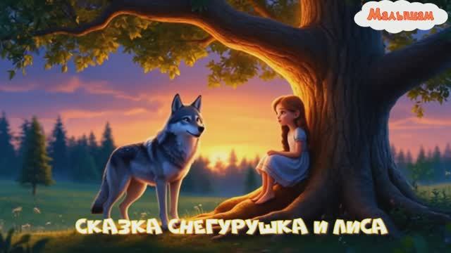 Сказка снегурушка и лиса мультфильм |АудиоСказка|народные|детские|рассказ|онлайн|мультфильм|