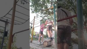 3 часть делаем трюки на трубах, придумываем трюки друг другу