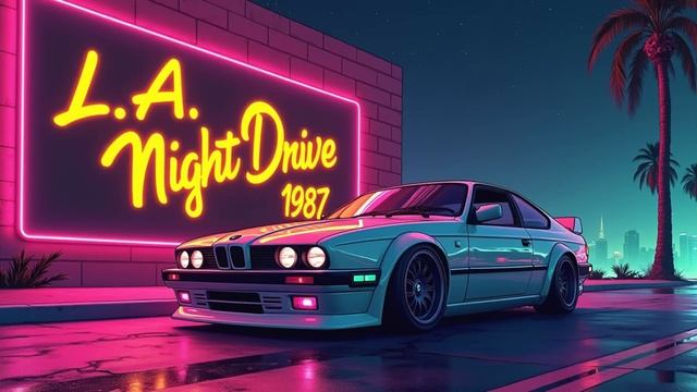 Night Drive 1987 – Synthwave Silence on Sunset Steel