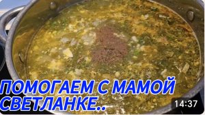 САМВЕЛ АДАМЯН, СЫТНИКИ, ПОМОГАЕМ С МАМОЙ СВЕТЛАНЕ..