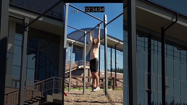 5 минут подтягиваний с доп весом 5 кг #ГТО #подтягивания