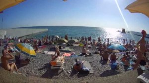 Пляжи Сочи скоро лопнут:обзор обновлённого пляжа "Куба" (Мамайка) - море, цены, впечатления