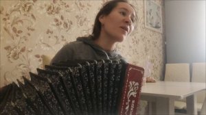 песня под гармонь Белым снегом