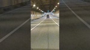 Автомобильный тонель в Санкт-Петербурге.