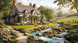 Расслабляющая атмосфера весенней природы – успокаивающее пение птиц и умиротворяющие звуки реки