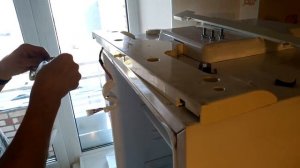 Как перевесить дверь холодильника? Перевес двери на холодильнике LG GA-449BQA перестановка двери