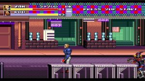 КиберДед раздает лещей в Street of rage 3