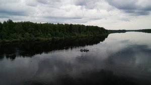 Трое в лодке, не считая ребенка (Рыбалка на реке Онега)