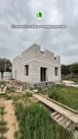 История строительства дома с цоколем
